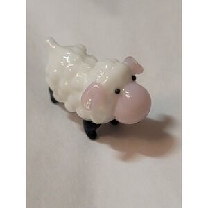 New! Mini Blown Glass Sheep